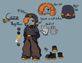 5/17/25 - Redesign of Cazz's self insert.